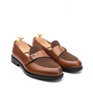 Single Monk Strap Loafers