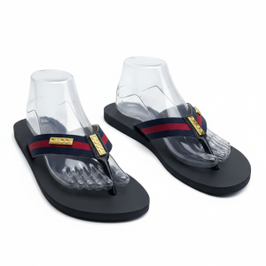 Crystal-Embellished Thong Slide