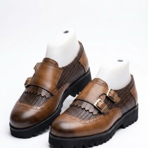 Chunky Leather Monk strap