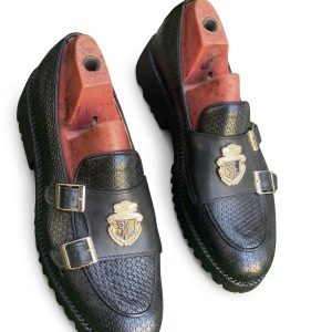 Textured Leather Royal loafers